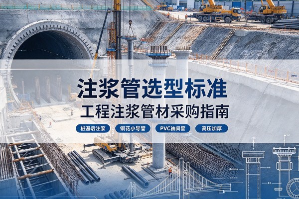 阳东注浆管选型标准