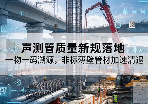 阳东声测管质量新规落地，一物一码溯源，非标薄壁管材加速清退