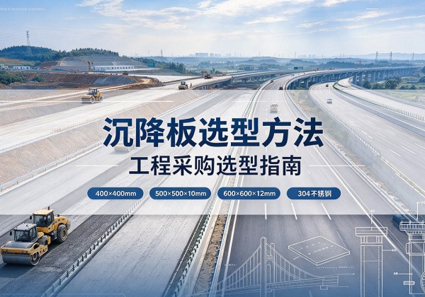 阳东沉降板选择方法